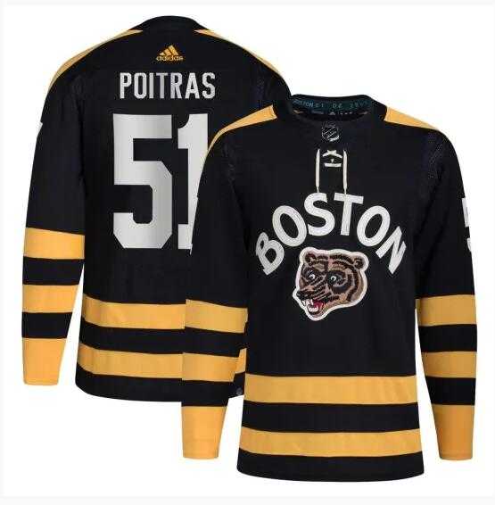 Men's Boston Bruins #51 Matthew Poitras Black Winter Classic Primegreen Stitched Jersey Dzhi,We sell and wholesale Men's Boston Bruins #51 Matthew Poitras Black Winter Classic Primegreen Stitched Jersey Dzhi on line form chian!